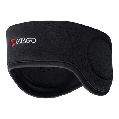 CATAGO Stirnband FIR-Tech Healing - schwarz Band Ohrenschutz Kopfband Sport
