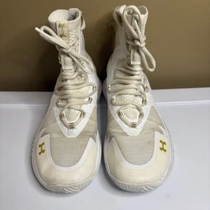 Under Armour Damen UA Highlight Ace Volleyballschuh Hightop Größe 8,5 weiß - Bild 1 von 8
