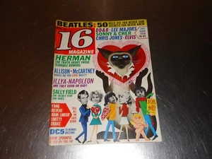 16 Magazine March 1966 Beatles Elvis Sonny Cher Loving Spoonful Stones - Picture 1 of 6