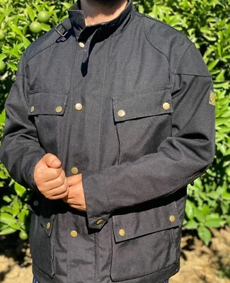 Valtherm Knit Double Jacket Belstaff Professional Motorcycle Biker Coat Size L - Image 1 of 4