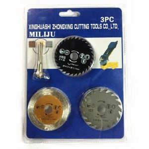 3pcs Saw Blade Cutting Disc Cut-off Wheel Electric Mill Cutter Rotary Tool Kit - Picture 1 of 5