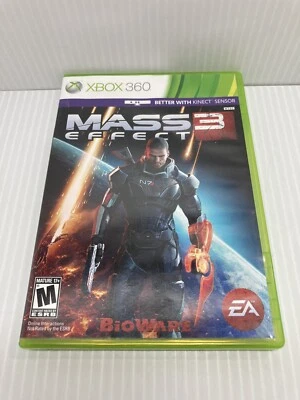 Mass Effect 3 Xbox 360 - CIB & Tested! Very Good Condition Mint Discs - Image 1 of 4