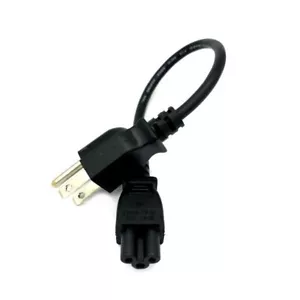 1FT AC POWER CORD for CRT DESKTOP PRINTER HP DELL LEXMARK SHORT CABLE 3 PRONGS - Picture 1 of 1