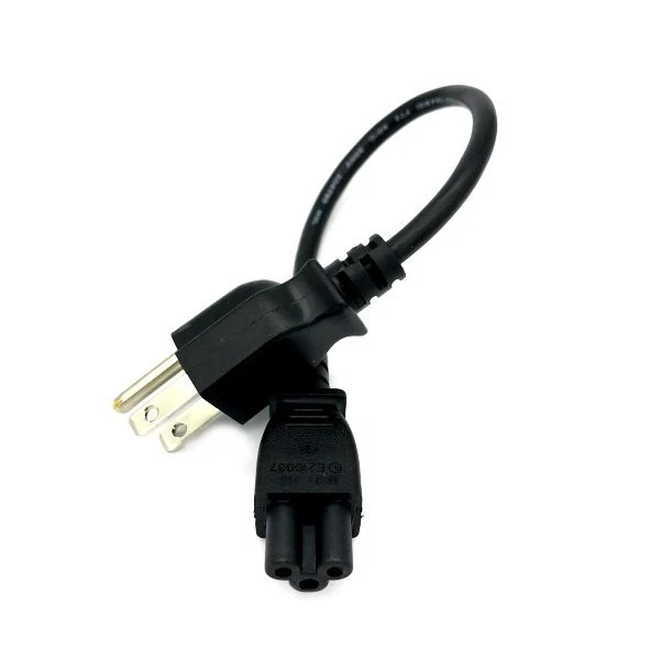 1FT AC POWER CORD for CRT DESKTOP PRINTER HP DELL LEXMARK SHORT CABLE 3 PRONGS - Image 1 of 1