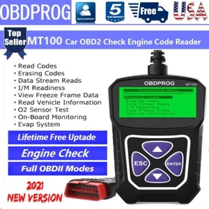 Car OBD2 Scanner Automotive Check Engine Fault Code Reader EOBD Diagnostic MT100 - Picture 1 of 8