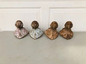 MATCHED SET OF 4  ORNATE ANTIQUE CAST IRON CLAW FOOT BATHTUB BATH TUB LEGS - Picture 1 of 12