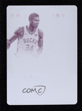 2017-18 National Treasures Printing Plate Magenta 1/1 Giannis Antetokounmpo 7n6