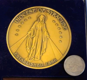 Inmaculada Religiosa Medallón Catedral de la Inmaculada Concepción SIRACUSA  - Imagen 1 de 8