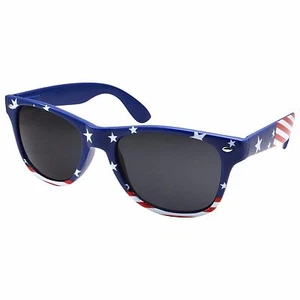 Patriota Bandera Eua Estrella Franja Gafas Sol Vintage 24.4ms Retro Ee. Uu. - Imagen 1 de 2