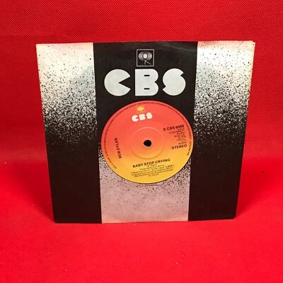 BOB DYLAN Baby Stop Crying 1978 UK 7" vinyl single original New Pony, 45 record - Image 1 of 4