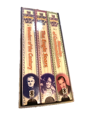 THE CENTURY THAT MADE AMERICA GREAT VHS 3 VHS SET Vol 1-3 WORKS - Image 1 of 4