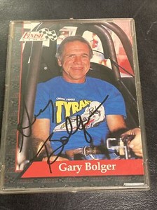 Gary Bolger signed / autographed 1993 Finish Line Card #44 Winston Funny Car