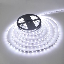 White 5M SMD 3528 60Leds/m LED Strip Light Flexible DIY Lamp 12V