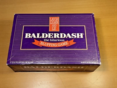 Balderdash The Hilarious Bluffing Game Family Board Game 1984 - Image 1 of 4