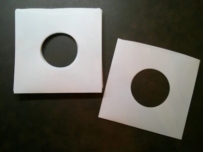 Fundas interiores de papel sin ácido de calidad de archivo de 25 piezas para discos de vinilo de 45 rpm de 7" Foto 1 de 2