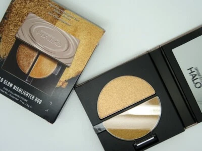 SMASHBOX HALO GLOW HIGHLIGHTER DUO 5g - golden bronze - NEW, BOXED - Image 1 of 4