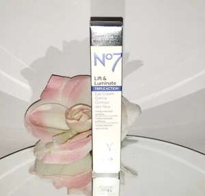 Boots No 7 No7 Lift & and Luminate Triple Action Eye Cream 0.5oz - Picture 1 of 1