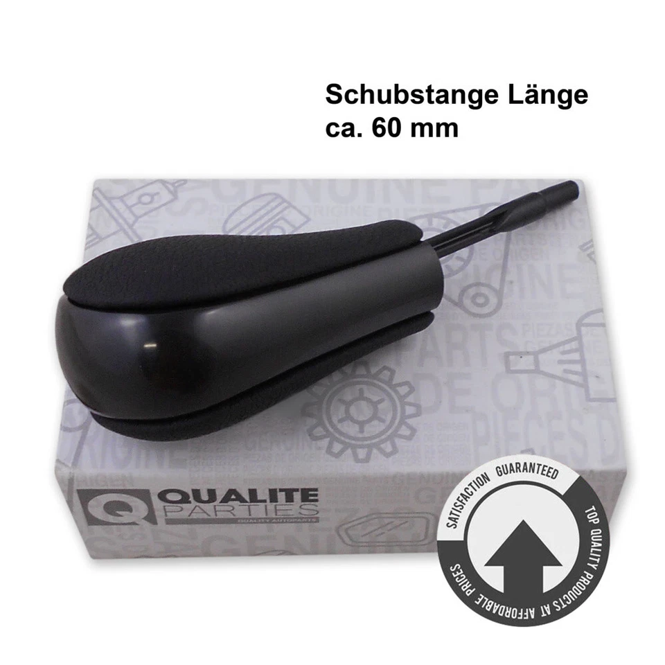 SCHWARZ SCHALTKNAUF AUTOMATIK SCHALTHEBEL FÜR BMW 1er E81 E87 3er E90 E91 60mm - Bild 1 von 1