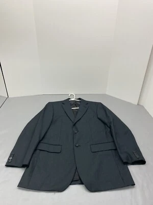 Blazer Abrigo Deportivo Ferrecci Talla 38R Para Hombre Negro Rayas 2 Botones Vestido Traje Foto 1 de 4