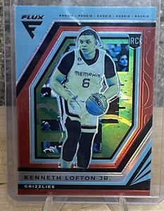 Kenneth Lofton Jr 2022-23 Flux Basketball #234 Red Prizm RC-Grizzlies