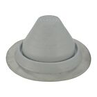 Metal Roofing Pipe Boot Flashing, 1/4" to 19" Pipes, Color Gray