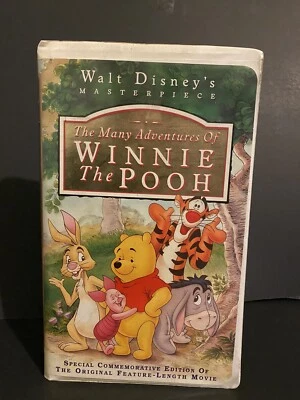 Walt Disney "The Many Adventures of Winnie the Pooh" Masterpiece (VHS) 1996 - Image 1 of 4