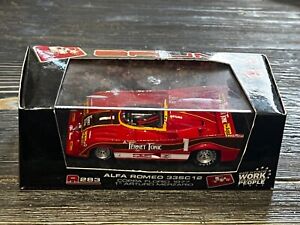 1:43 Brumm Alfa Romeo 33Sc12 Coppa Florio Merzario 1977 R283 Diecast Model