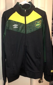 Umbro Jamaika Nationals Fußball Soccer Full Zip Reggae Jungen Trainingsjacke Small - Bild 1 von 10