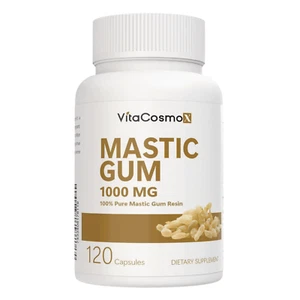 VitaCosmoX Mastic Gum 1000mg 120 Capsules | Non-GMO & Gluten Free - Picture 1 of 9