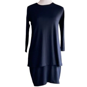 Susana Monaco Dark Navy Lagenlook Kleid Gr. XS - Bild 1 von 6