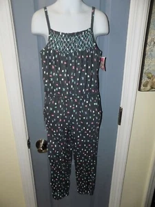 CIRCO GRAY SPOTS JUMPSUIT SIZE XS (4/5) GIRL'S NEW  - Picture 1 of 3