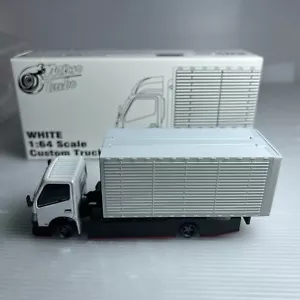 1/64 MicroTurbo MT ISUZU Truck container trailer Custom Truck White - Picture 1 of 2