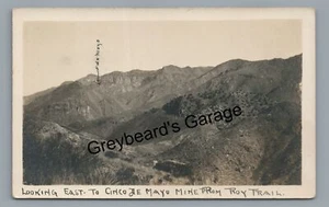 RPPC View East to Cinco de Mayo Mine Roy Trail Mining MEXICO Real Photo Postcard - Picture 1 of 2
