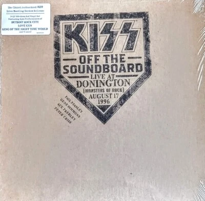 KISS OFF THE SOUNDBOARD LIVE AT DONINGTON - 3-LP  180-GRAM " RED " VINYL - Image 1 of 2