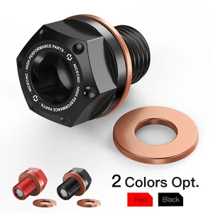 Magnetic Oil Drain Plug Bolt #92800-12000 For Honda TRX450 ER R TRX 300 250 90 X - Picture 1 of 12