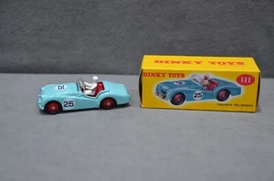 DeAgostini Atlas Dinky Toys 111 Triumph TR2 deportivo diecast modelo de coche caja 1:43 - Imagen 1 de 14