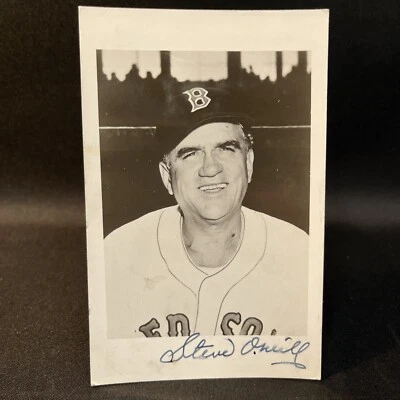 Steve O'Neill signed VTG autograph RPPC JSA Red Sox MGR (d.1962!) (2x WS 1920+) - Image 1 of 4