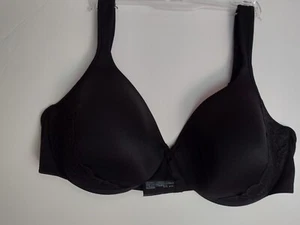 Bali 40C BLACK B572 Beauty LIGHTLY PADDED Underwire with Lace Trim  - Picture 1 of 14
