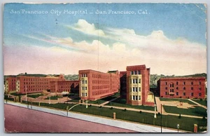 Vtg California CA San Francisco City Hospital 1910s Old View Antique Postcard - Picture 1 of 2