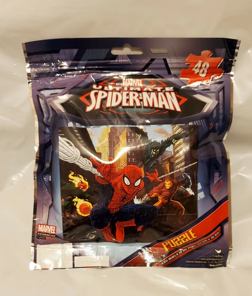 Rompecabezas Marvel Spider Man 48 piezas Favor Fiesta de Cumpleaños Divertido Juguete Regalo Proyecto Premio Foto 1 de 1