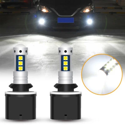 2x 880 890 892 893 899 LED Fog Light Driving DRL Bulbs 100W 6000K Xenon White - Image 1 of 4