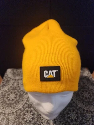 Gorro amarillo Caterpillar MFG y equipo Foto 1 de 4