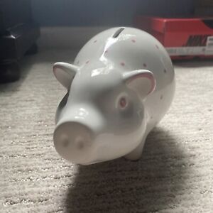 Tiffany & Co Pink Polka Dot Piggy Bank Made In Italy
