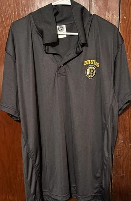 Camisa polo Boston Bruins negra para hombre talla XXL Foto 1 de 4