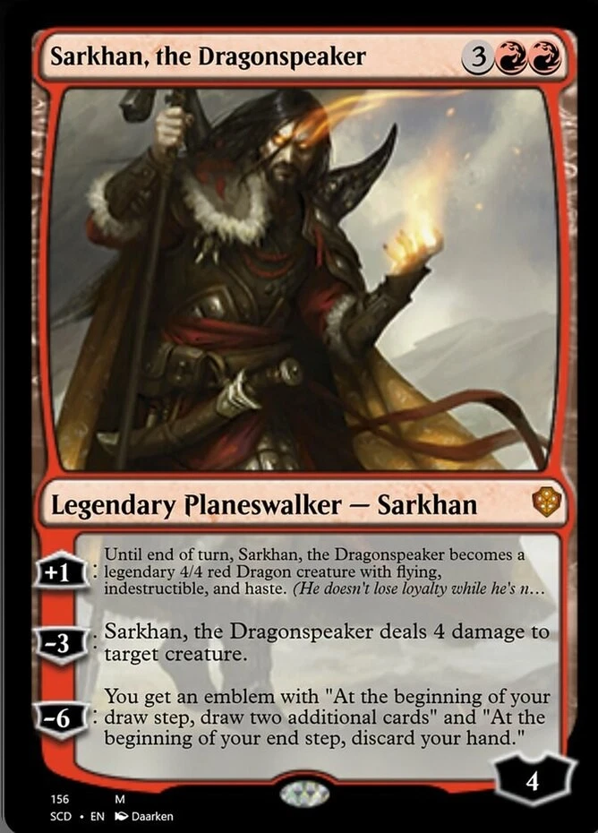 Sarkhan, the Dragonspeaker - Starter Commander Decks #156 MTG Magic The Gatherin - Image 1 of 1