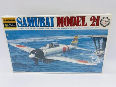 Samurai Model 21 VTG BACHMANN FUJIMI WW2 Japan Airplane 1:48 Model No. 0787 NEW - Image 1 of 4