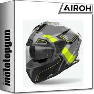 AIROH CASCO INTEGRALE MOTO SP2D31 SPARK 2 DART GIALLO LUCIDO TG. XL - Foto 1 di 5