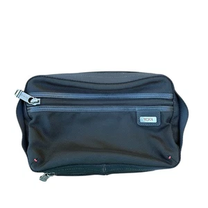 Tumi Schwarz Nylon Reiseset Dopp Kit Kulturbeutel Organizer Tasche - Bild 1 von 11