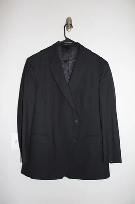 ABRIGO DEPORTIVO AUSTIN REED NEGRO SÓLIDO 100% LANA talla 52PL traje chaqueta 52L PORTLY Foto 1 de 4
