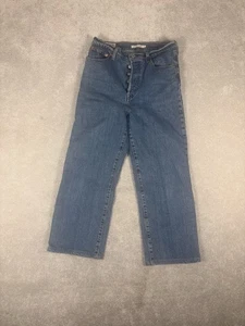 Levis Jeans Damen Ribvage Straight 29x27 (gesäumt bis 24) Button Fly - Bild 1 von 10